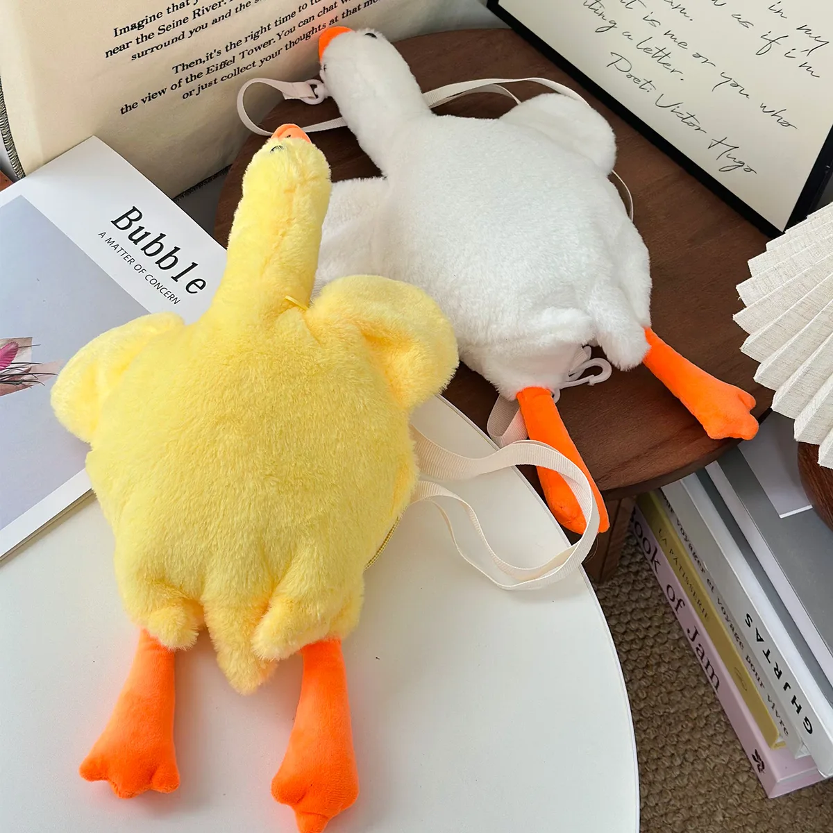 SKU: A16782 · White Goose Shoulder Bag (Wearable Street Fashion Magnet)