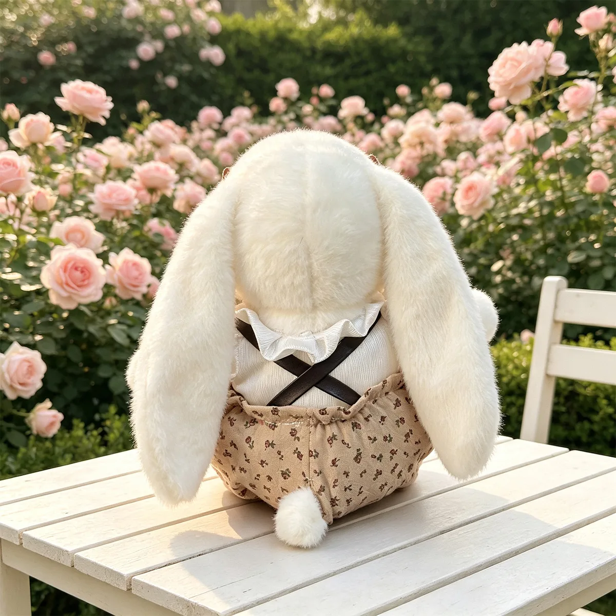 SKU: Y3892 · Prone Snuggle Bunny (32cm · Low-Profile Hugging Silhouette)