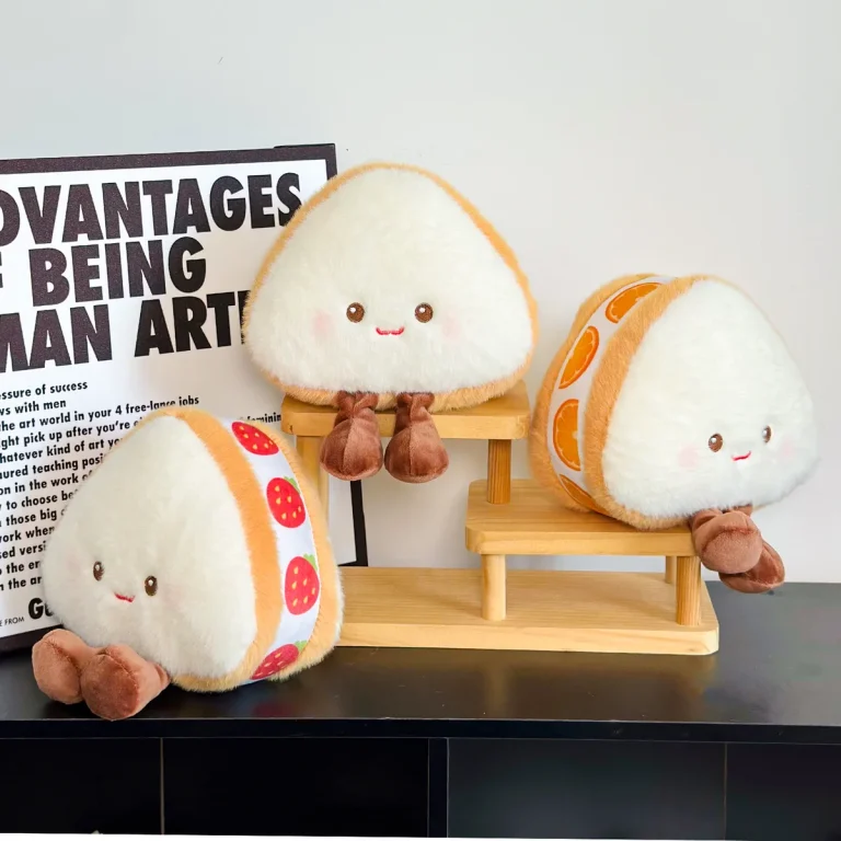 Y0742 Fruit jam sandwich plush toy 8 inch claw machine