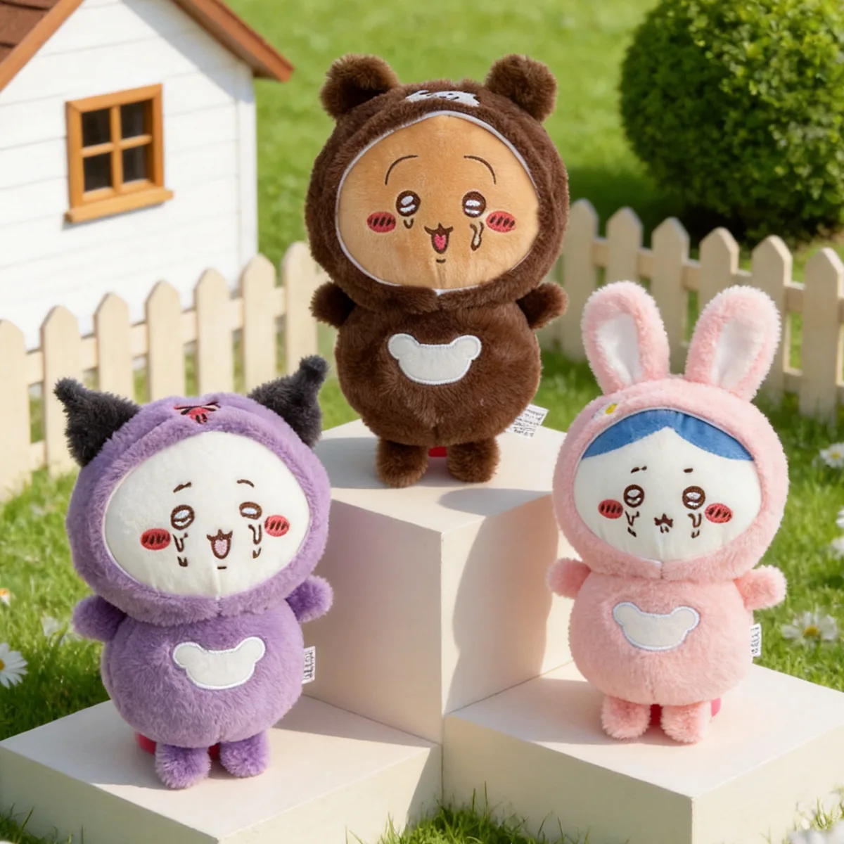 SKU: A17898 · Big-Tears Crying Animal Trio (Relatable Tear Streaming Detail)