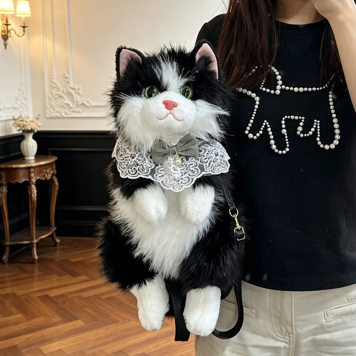 SKU: A15143 · 3D Cat Face Crossbody Bag (20cm · Functional Storage Novelty)